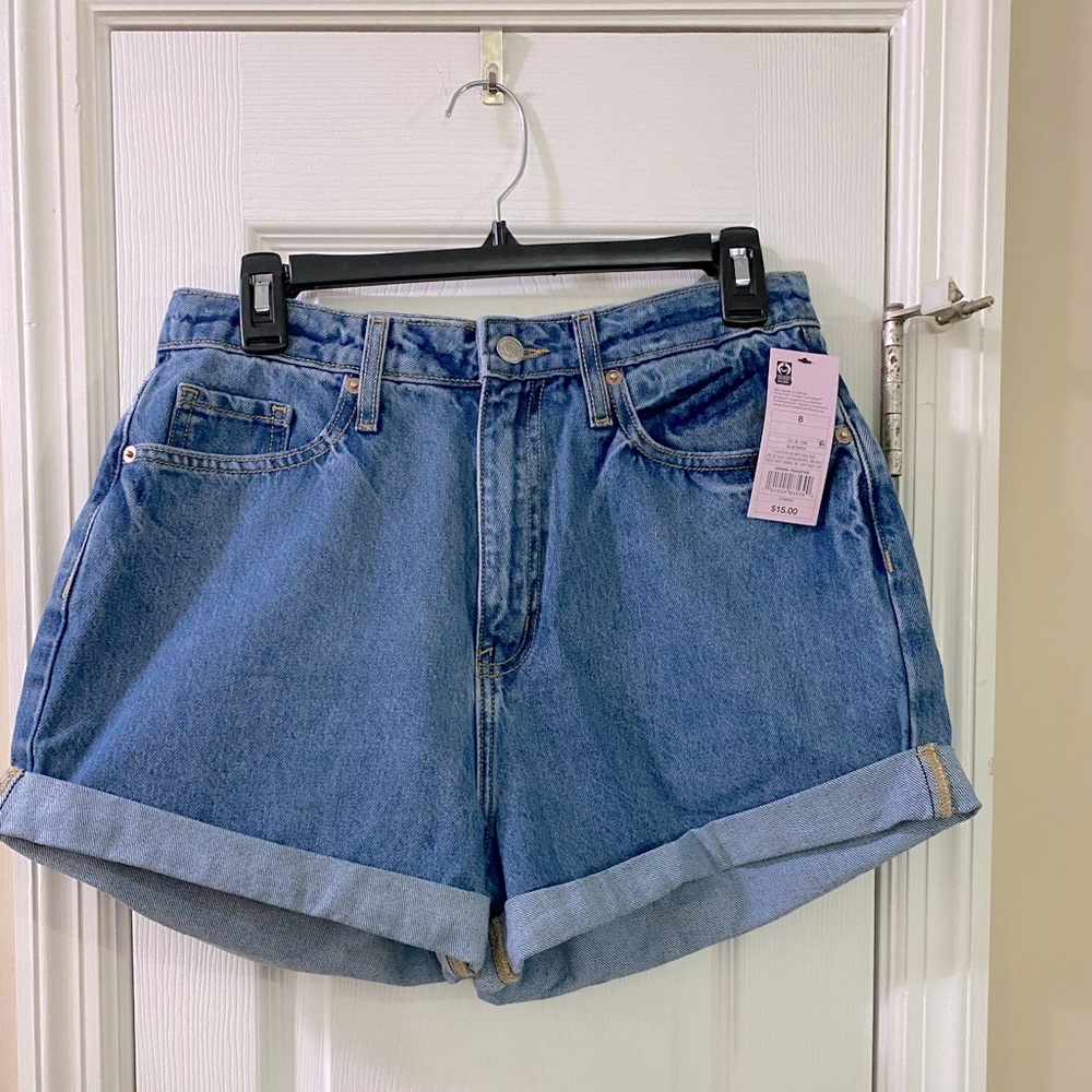 Denim shorts